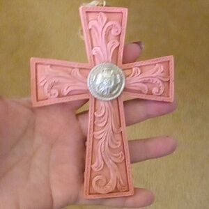 Terra Cotta Colored Cross New